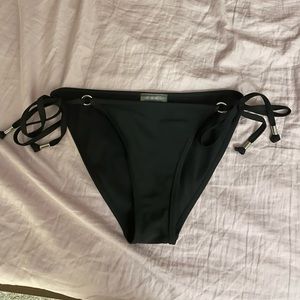 Express Swim side tie metal ring bottoms